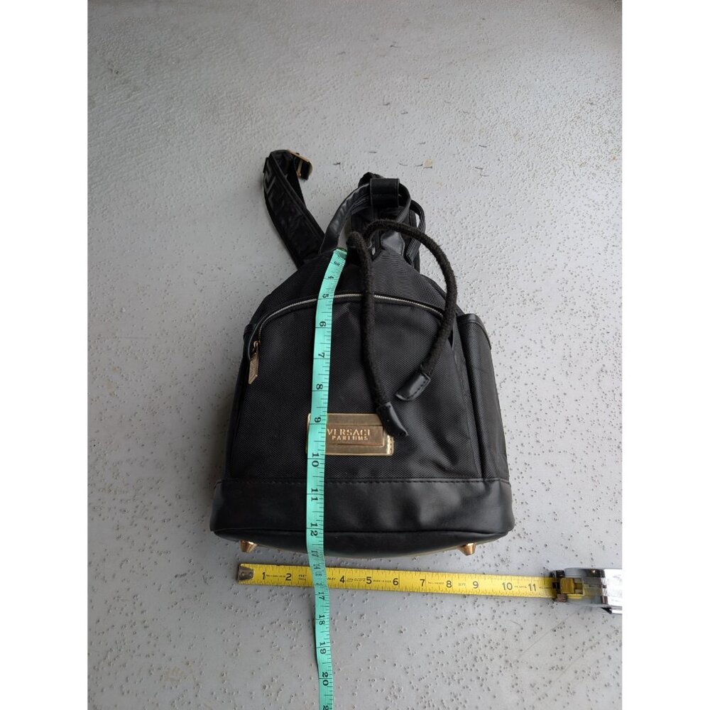 Versace Parfums Backpack Bag mini Black Drawstring - Picture 4 of 11